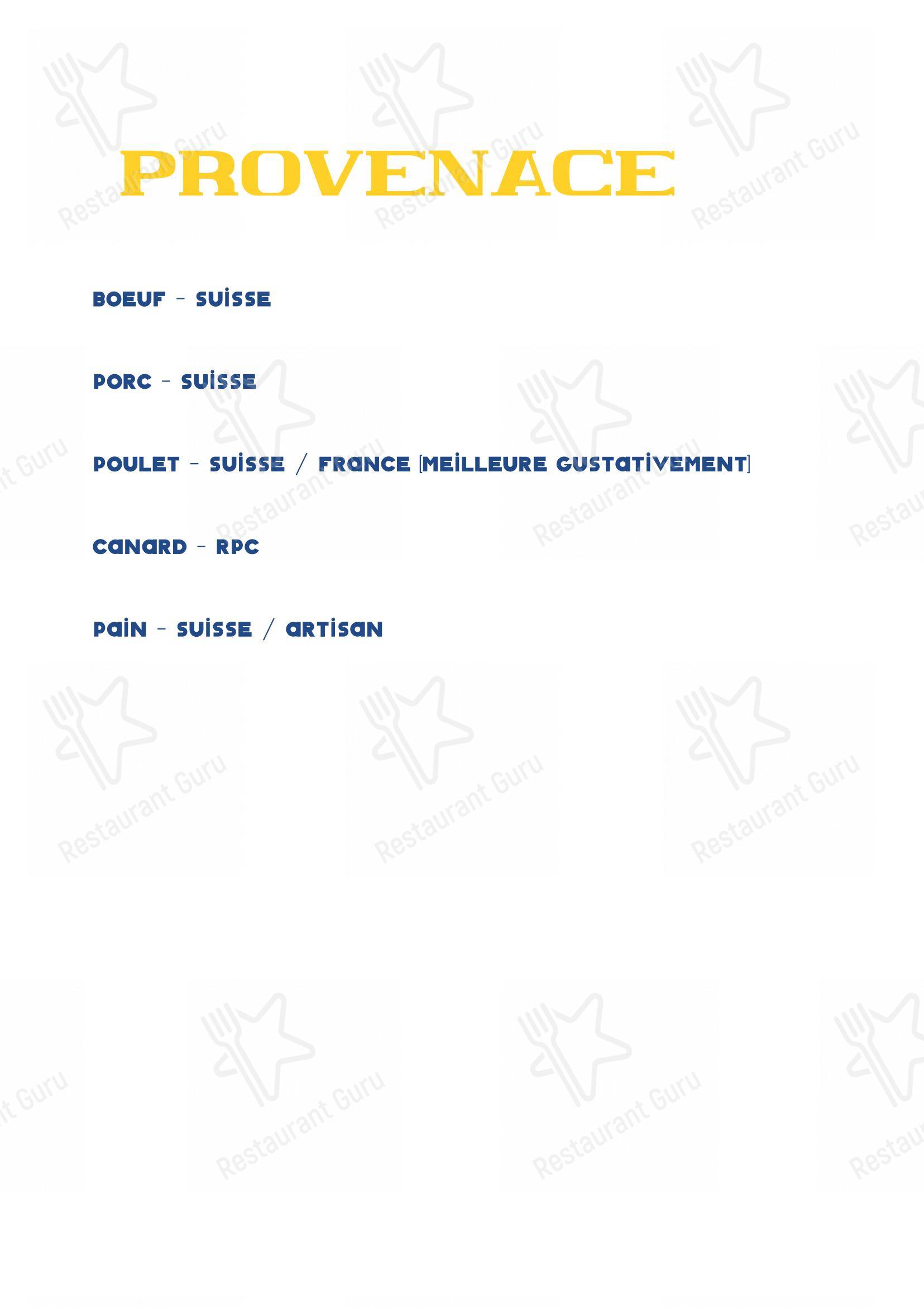 Menu per Ptite Ruelle in Friburgo