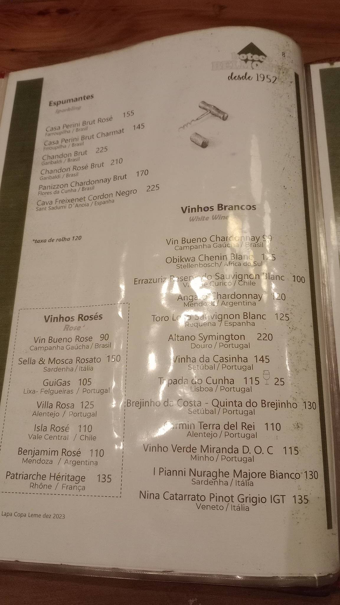 Boteco Belmonte cardápio