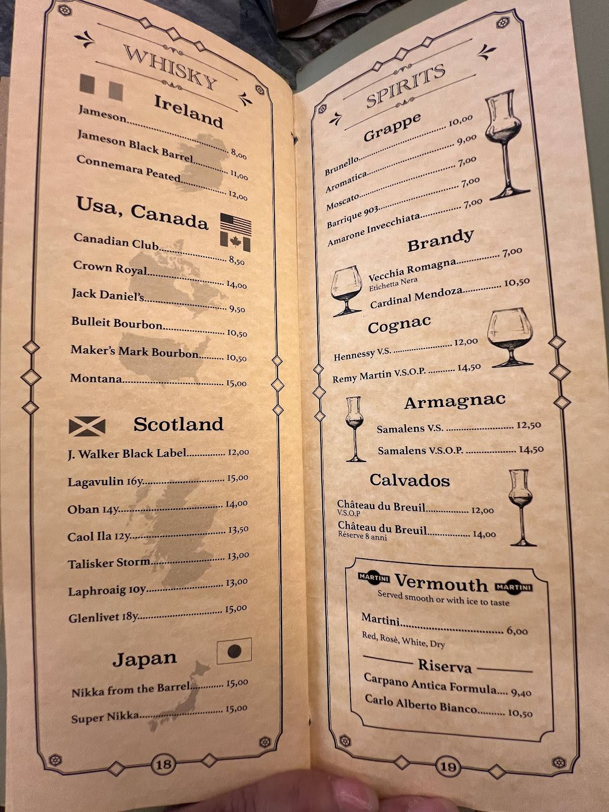 Menu di Caffè San Firenze 