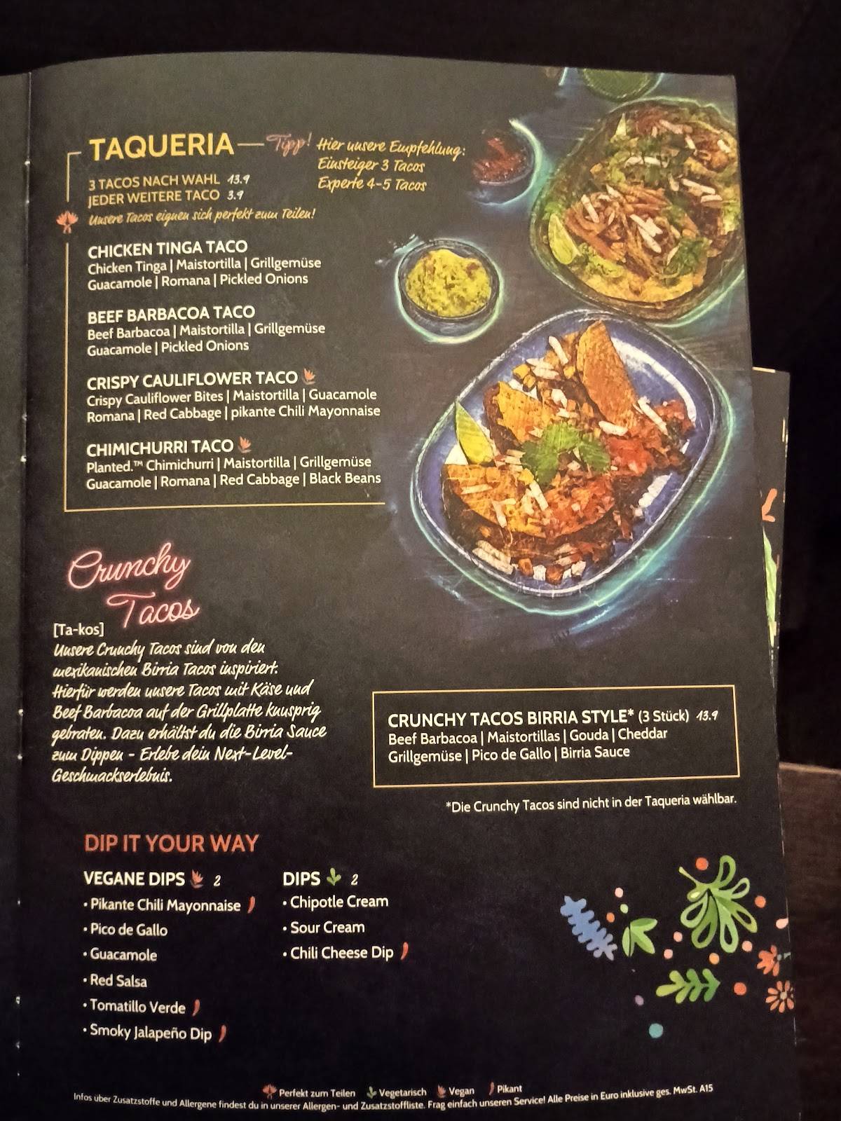 Menu de Enchilada Leipzig