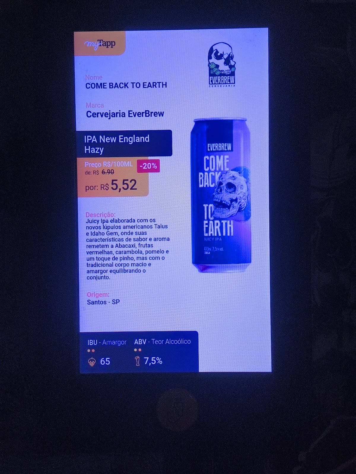 Everpub - Cervejaria Everbrew cardápio