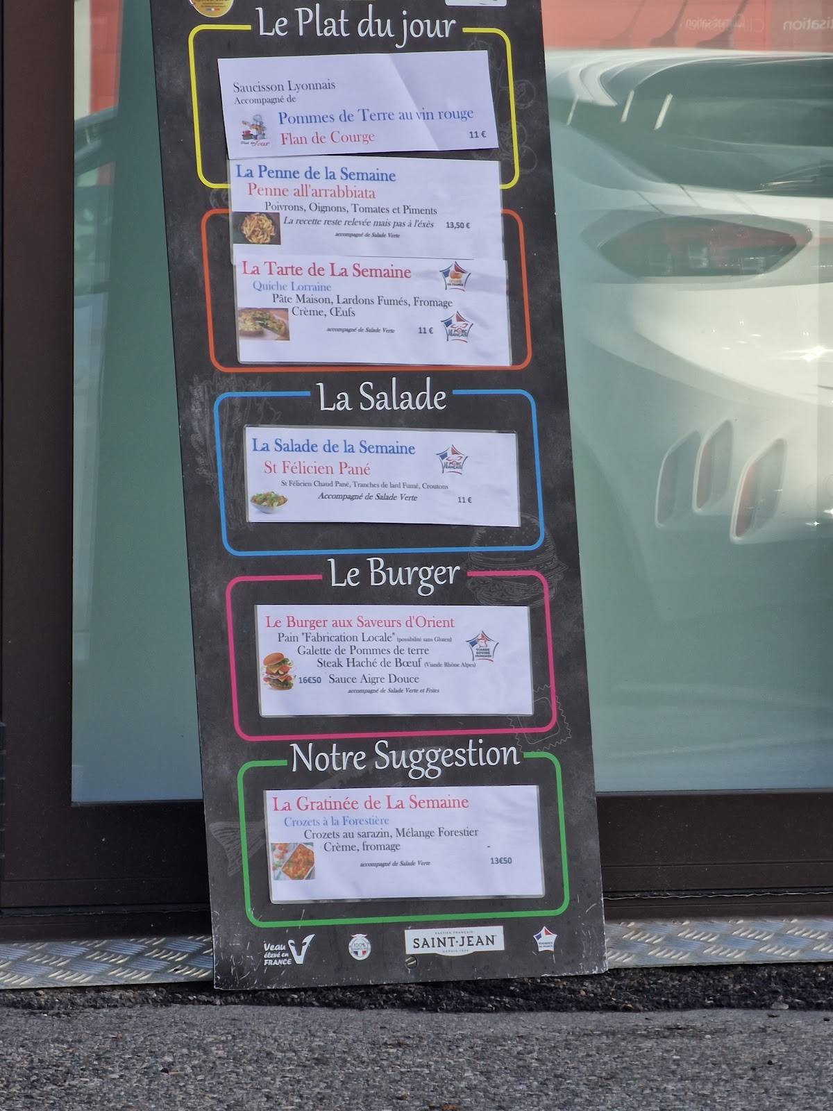 Menu de LE BBA