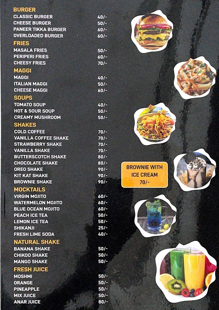 Pyas cafe & family restaurant menu