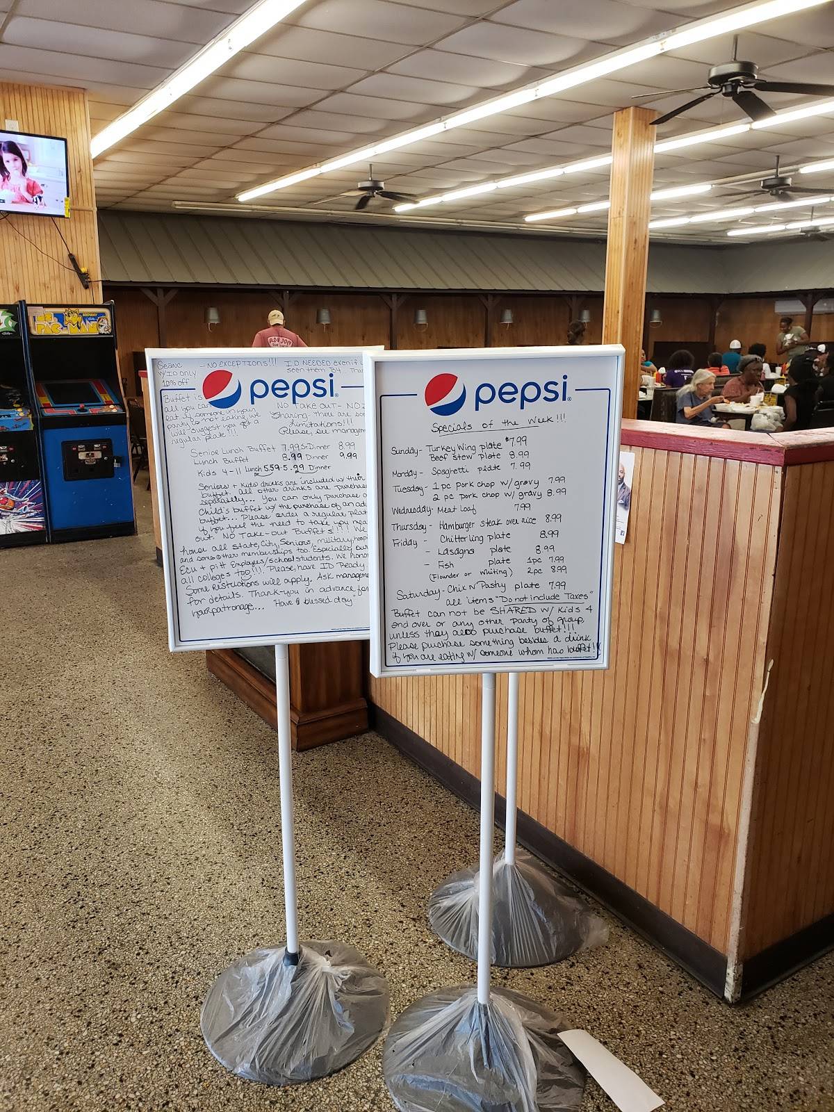 Menu at RJ's Famous Chicken, BBQ & Ribs, Greenville