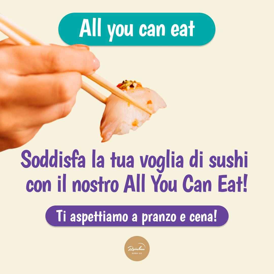 Menu di Rainbow Sushi 2.0 Rovereto 