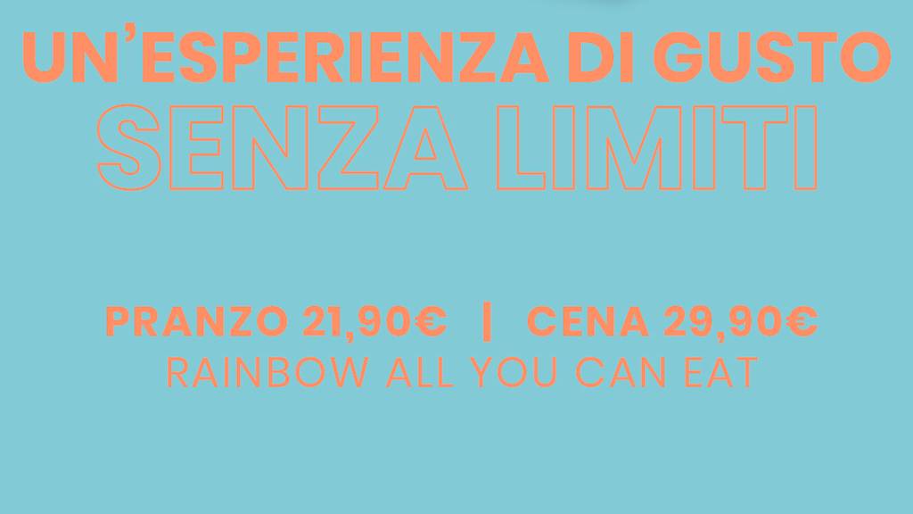 Menu di Rainbow Sushi 2.0 Rovereto 