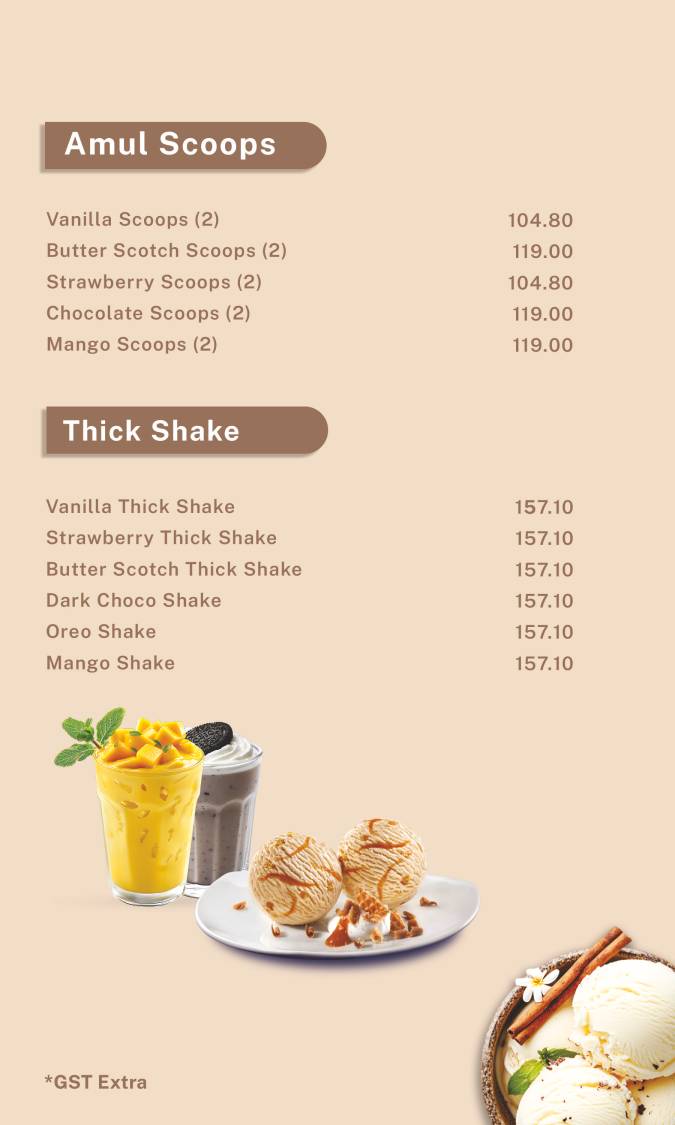 Ibrizz Park & Kitchen menu