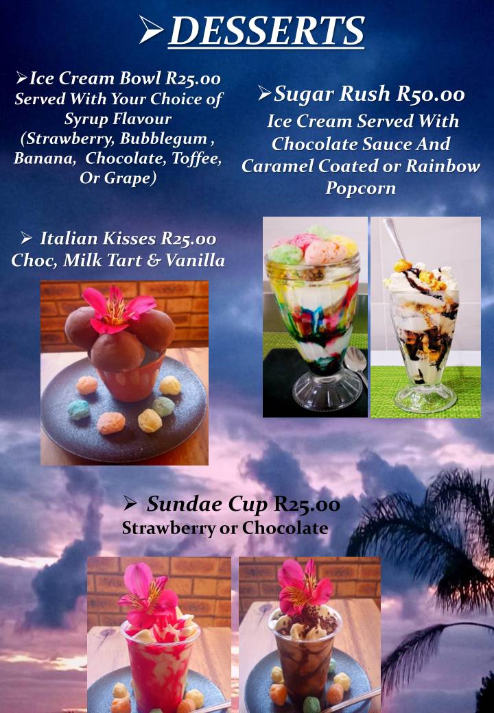 Menu de Rustic Roots Family Restaurant