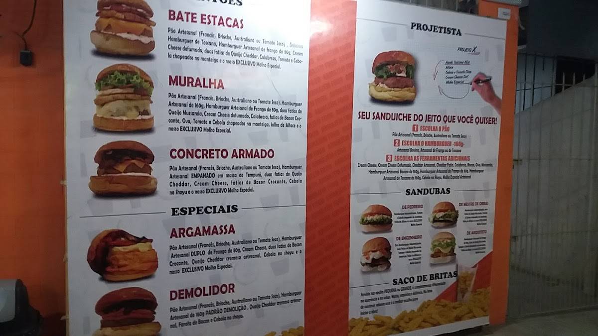 Armazém Food cardápio