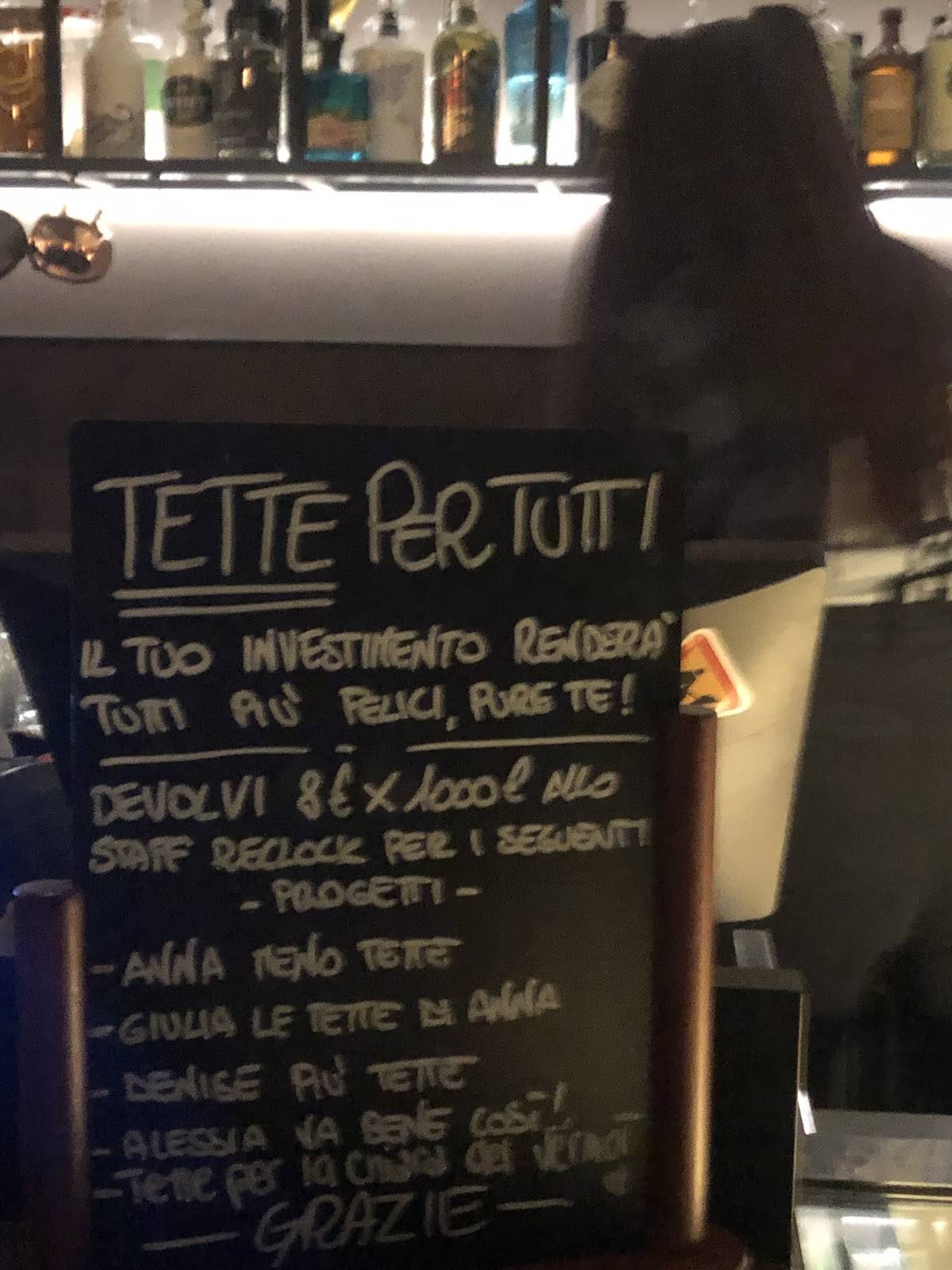 Menu di Reclock Fanientificio 