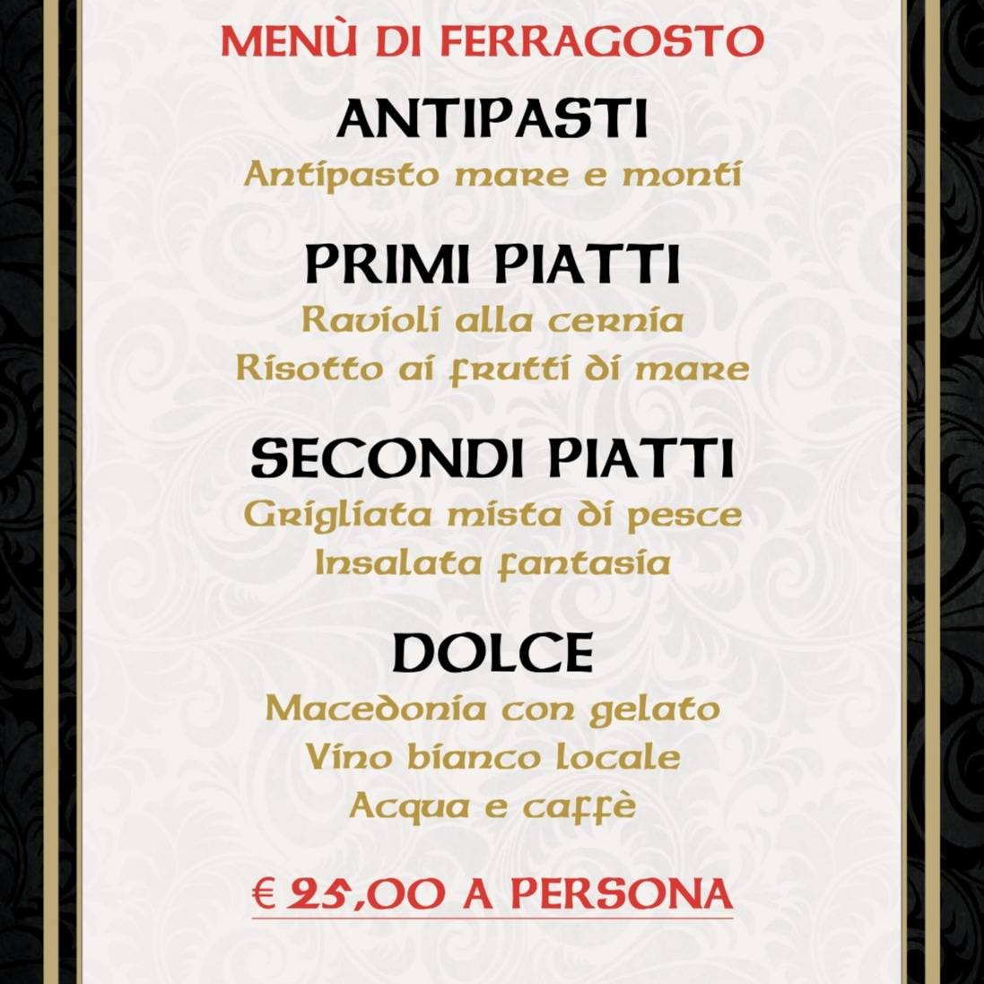 Menu di Red Lion 2.0 Ristorante 