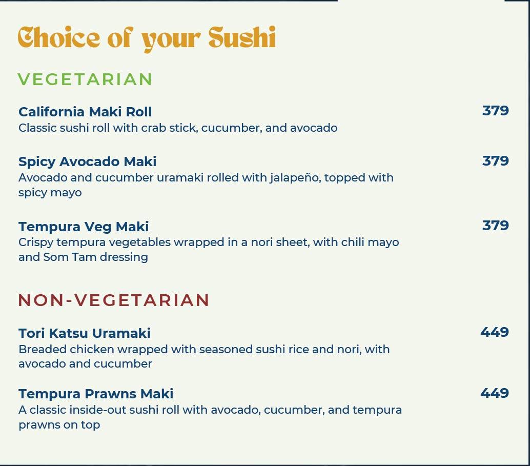 Refuell Restobar menu