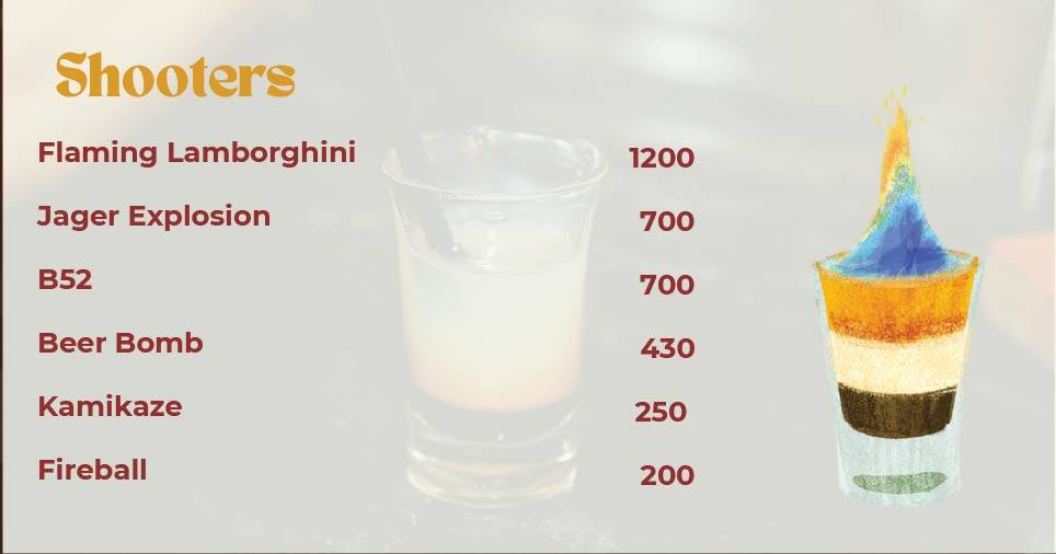 Refuell Restobar menu