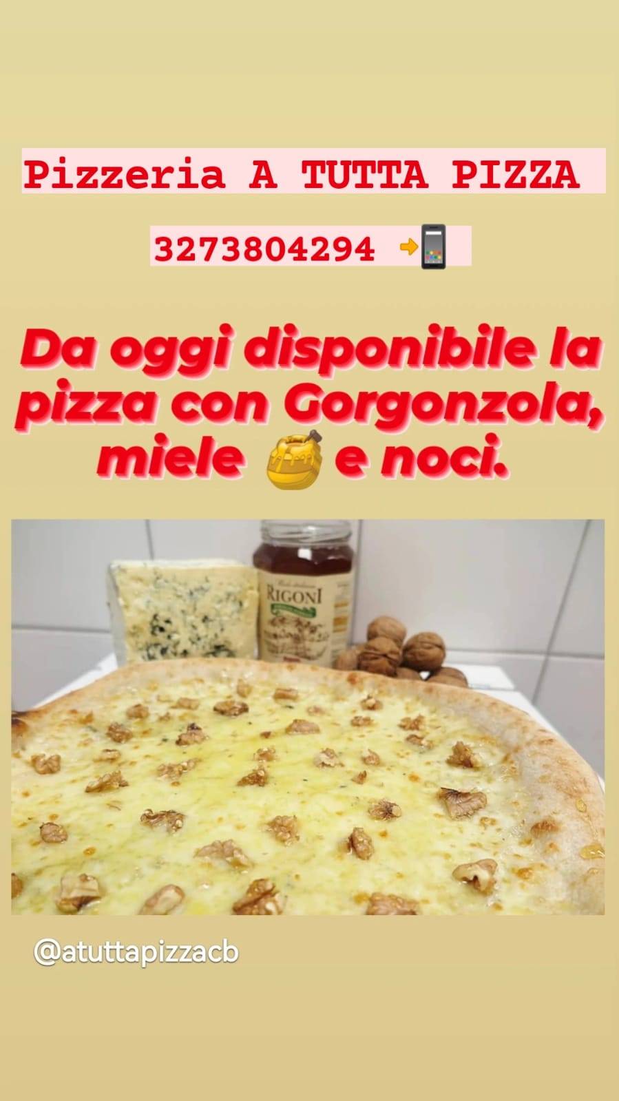 Menu di A Tutta Pizza 