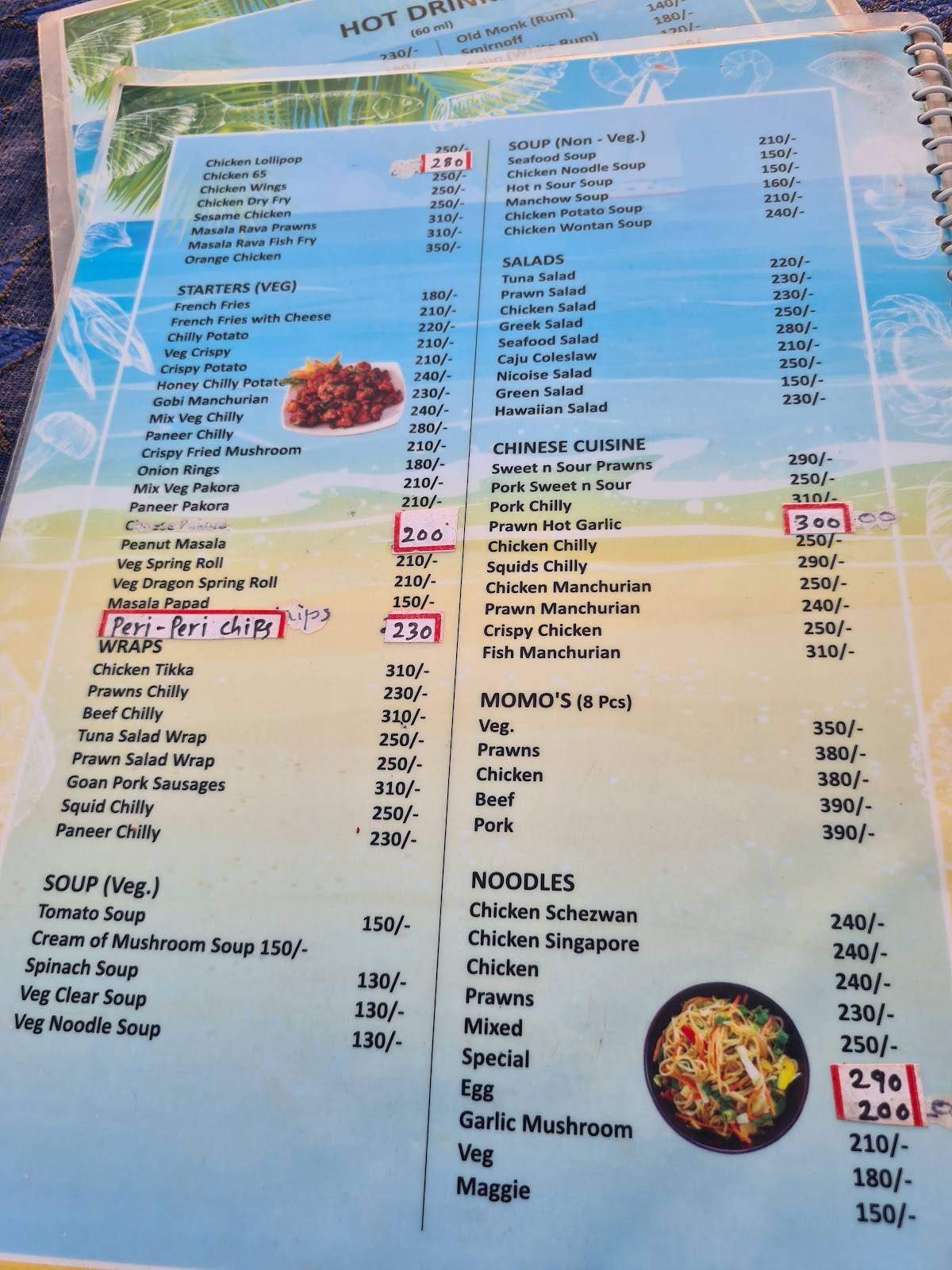 Aggie's Cafe menu