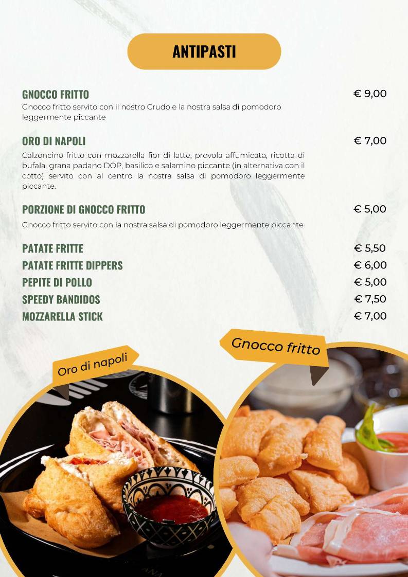 Menu di Antichi Sapori Dolo 
