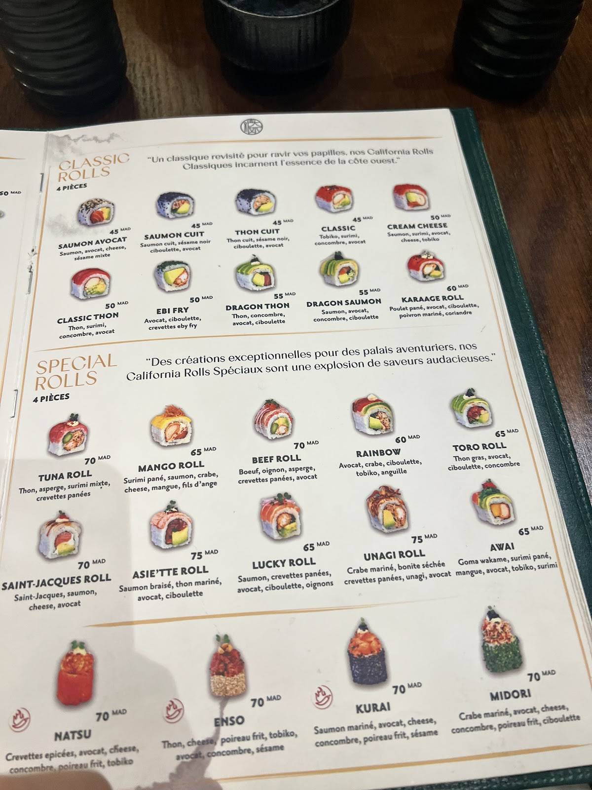 Menu de Asie’tte