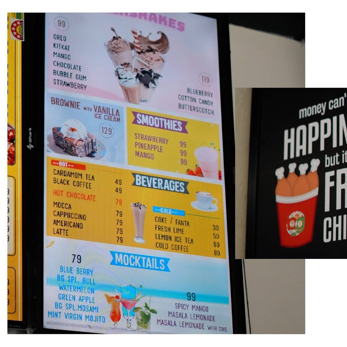 BITES GALLERY NADALA menu