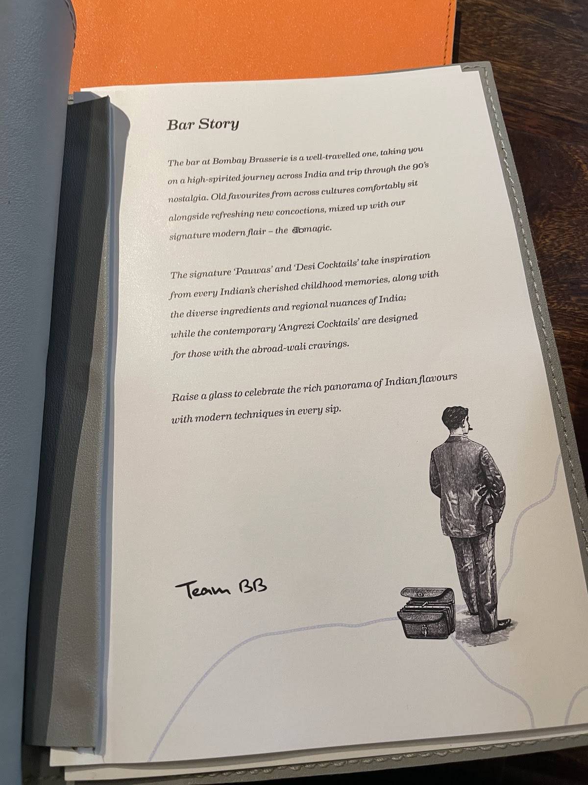 Bombay Brasserie Colaba menu