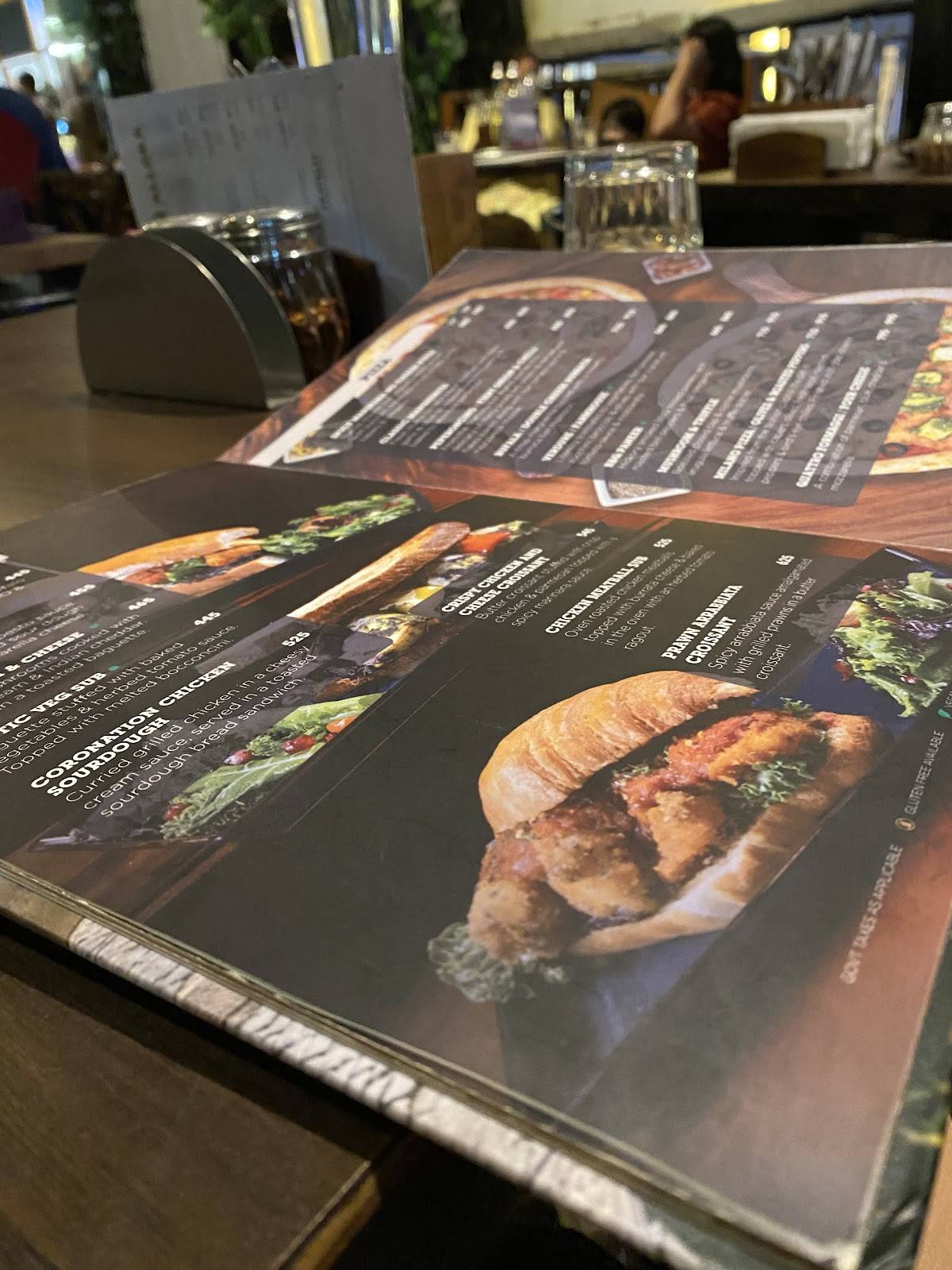Caffe Allora menu