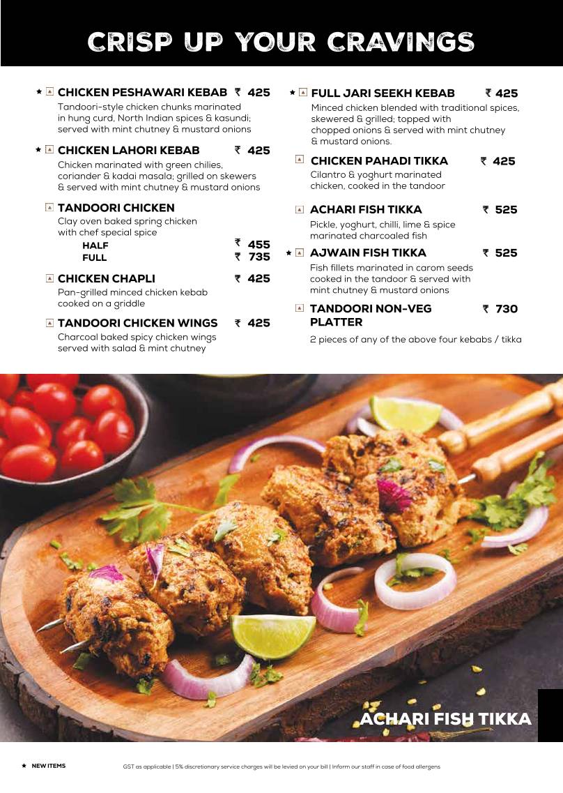 Chai Break Cafe & Bar - Jamshedpur menu