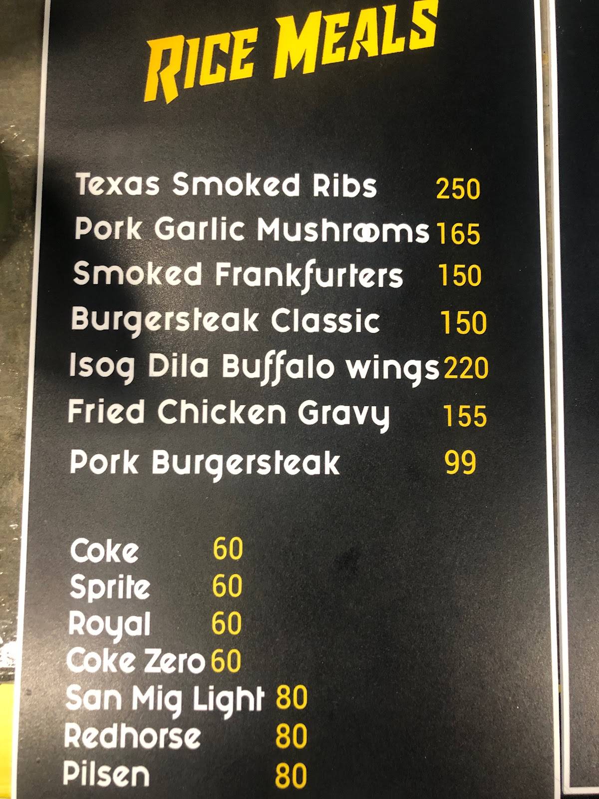 Menu at Chef Marquin’s Burgers Redefined PH restaurant, Cebu City