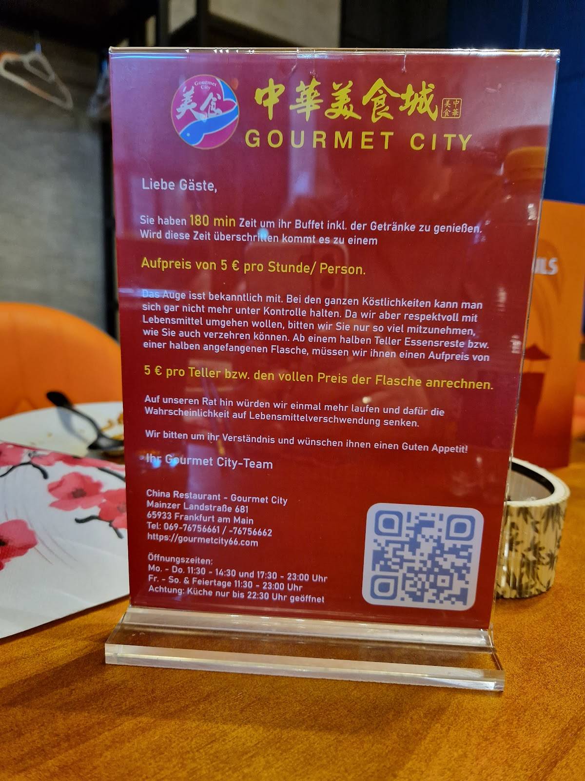 China Restaurant Gourmet City Rezensionen