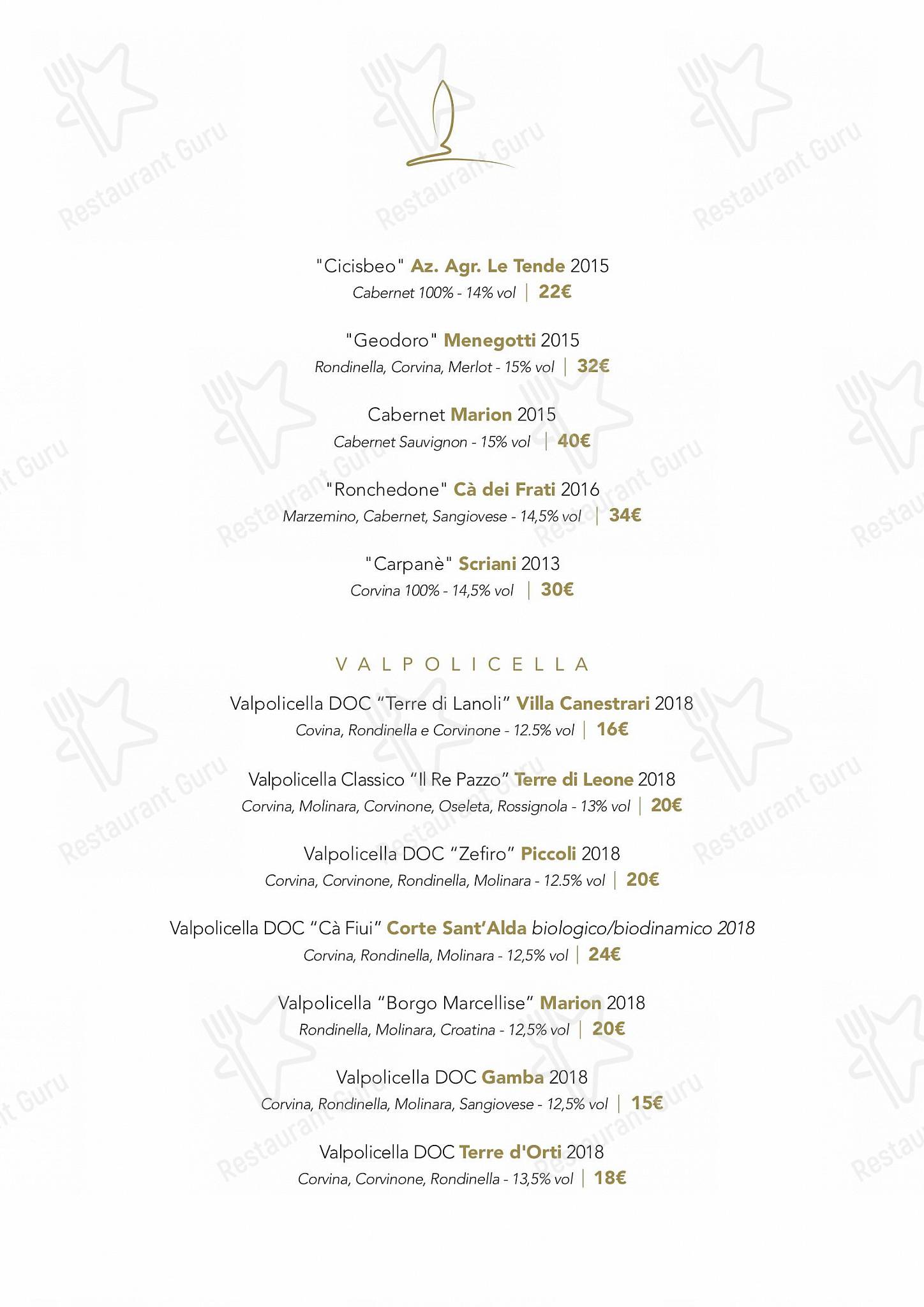 Guarda il menu di Agriturismo Corte Scaligera