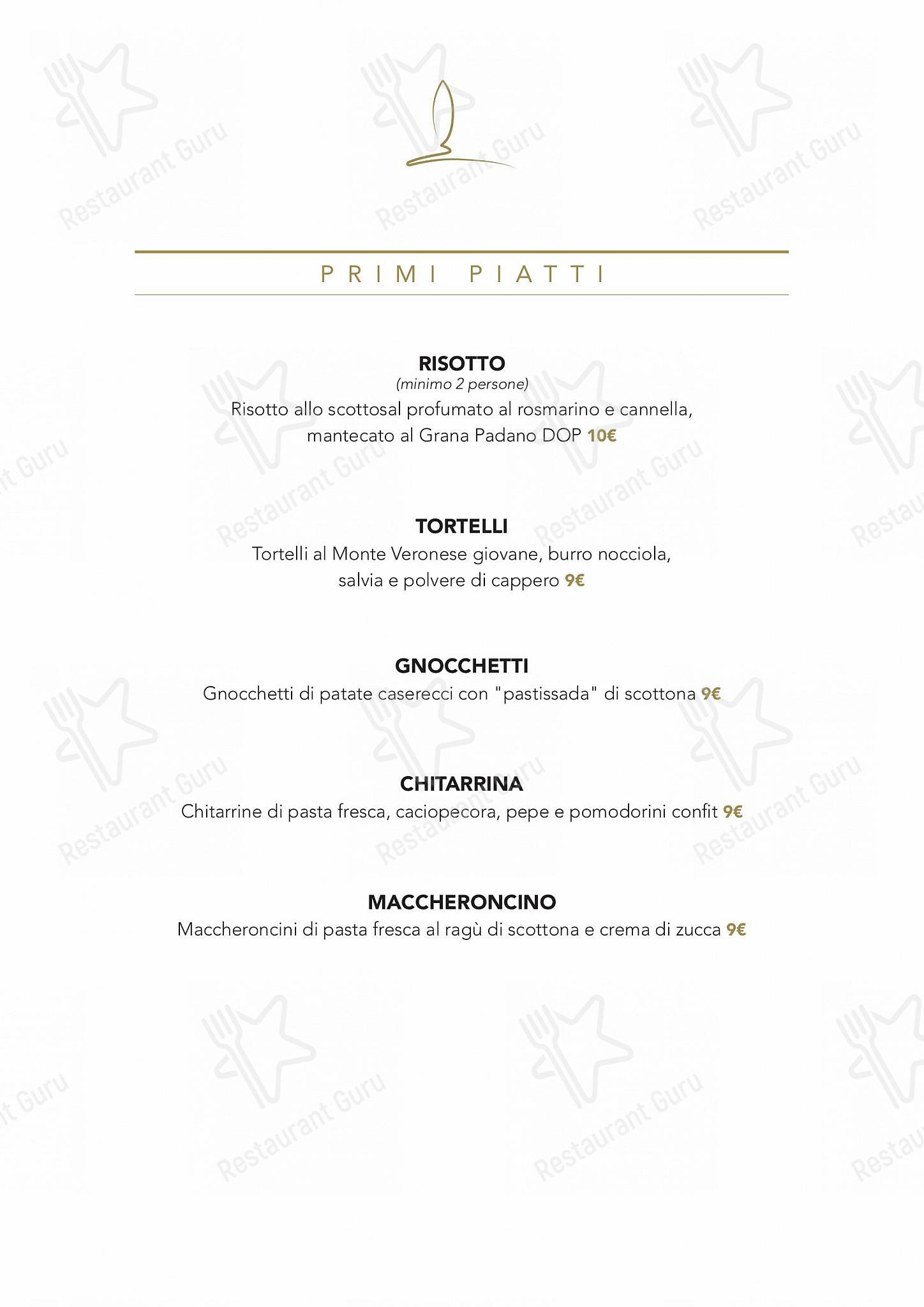 Menu di Agriturismo Corte Scaligera - pasti e bevande