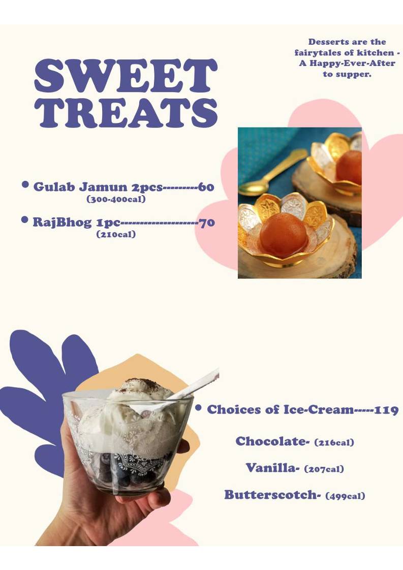 Food Heaven Restaurant menu