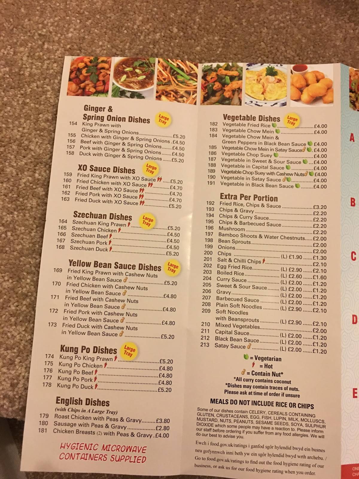 Menu at Fortune House Chinese Takeaway restaurant, Newport, 42 Durham Rd