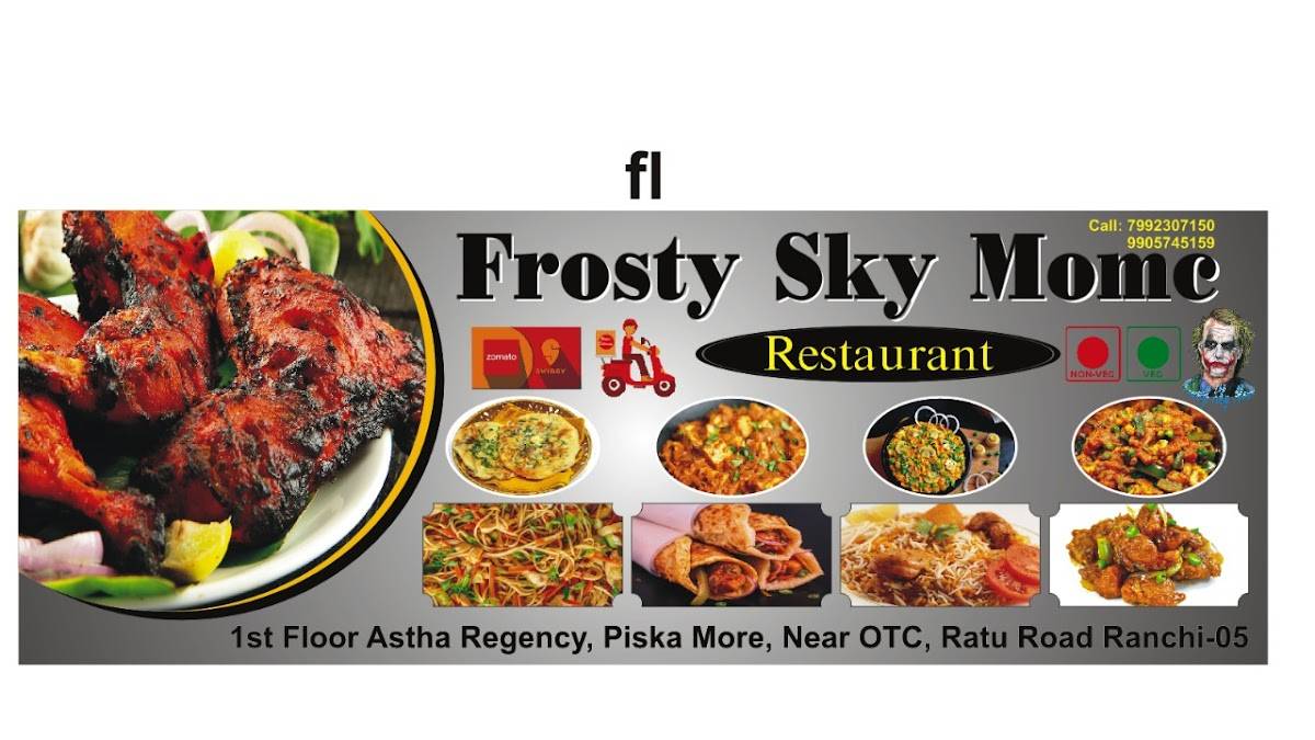 Frosty Sky , Restaurant And Lounge menu