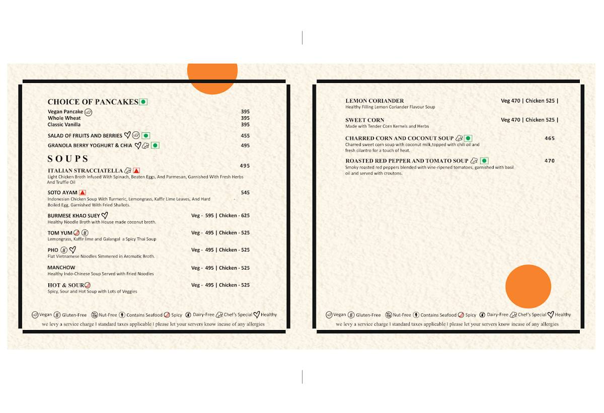 Grain by elgin : Pan-Asian European menu