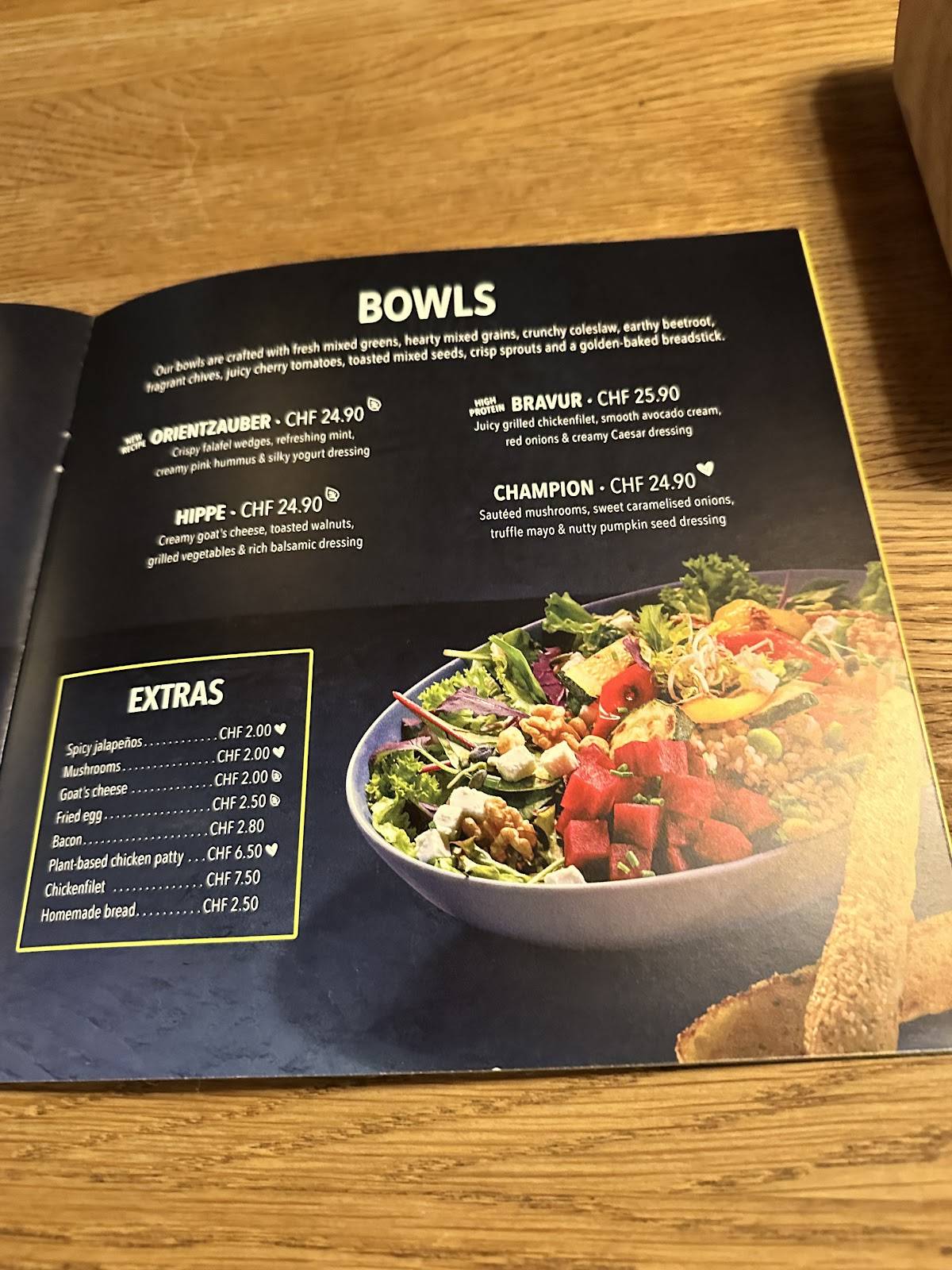 Menu di HANS IM GLÜCK - CHUR City West 