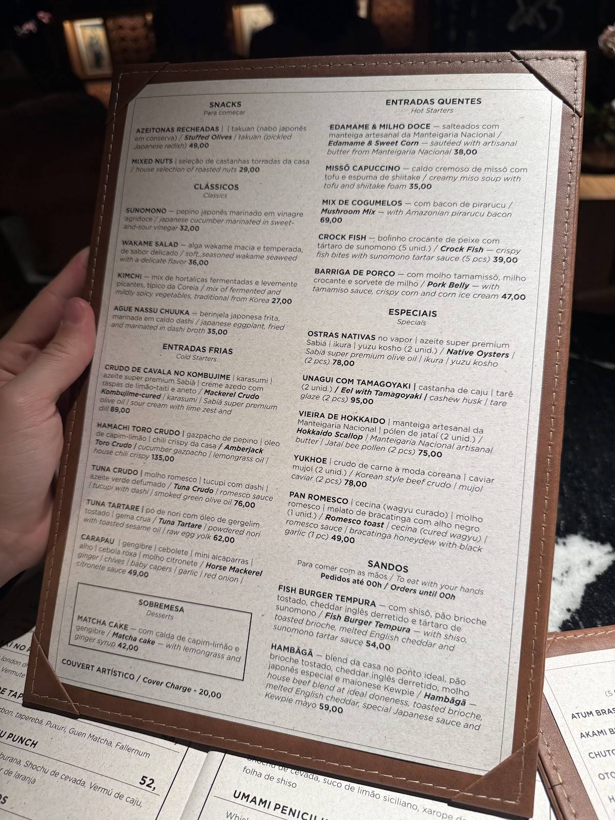 Haru Sushi Bar cardápio
