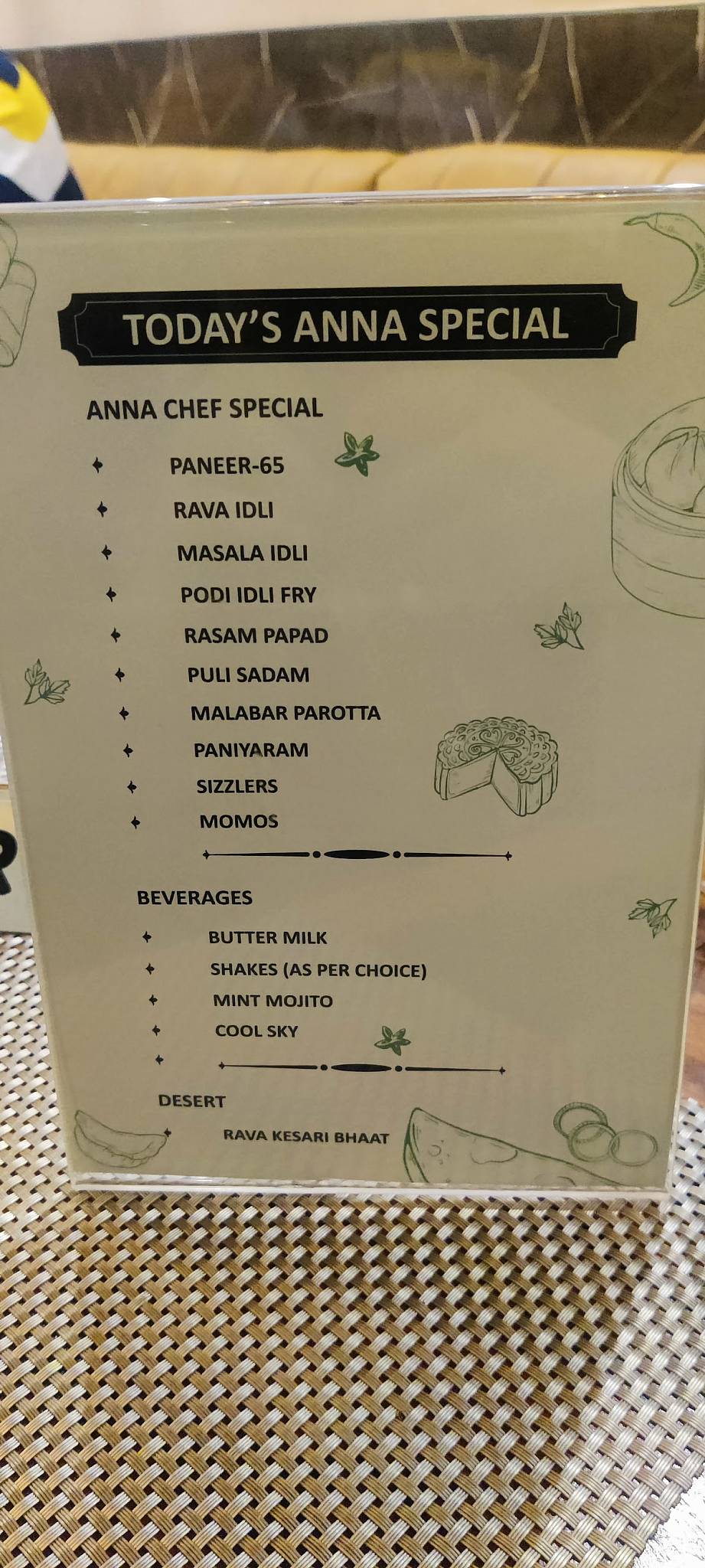 Hello Anna (Best in South indian) menu