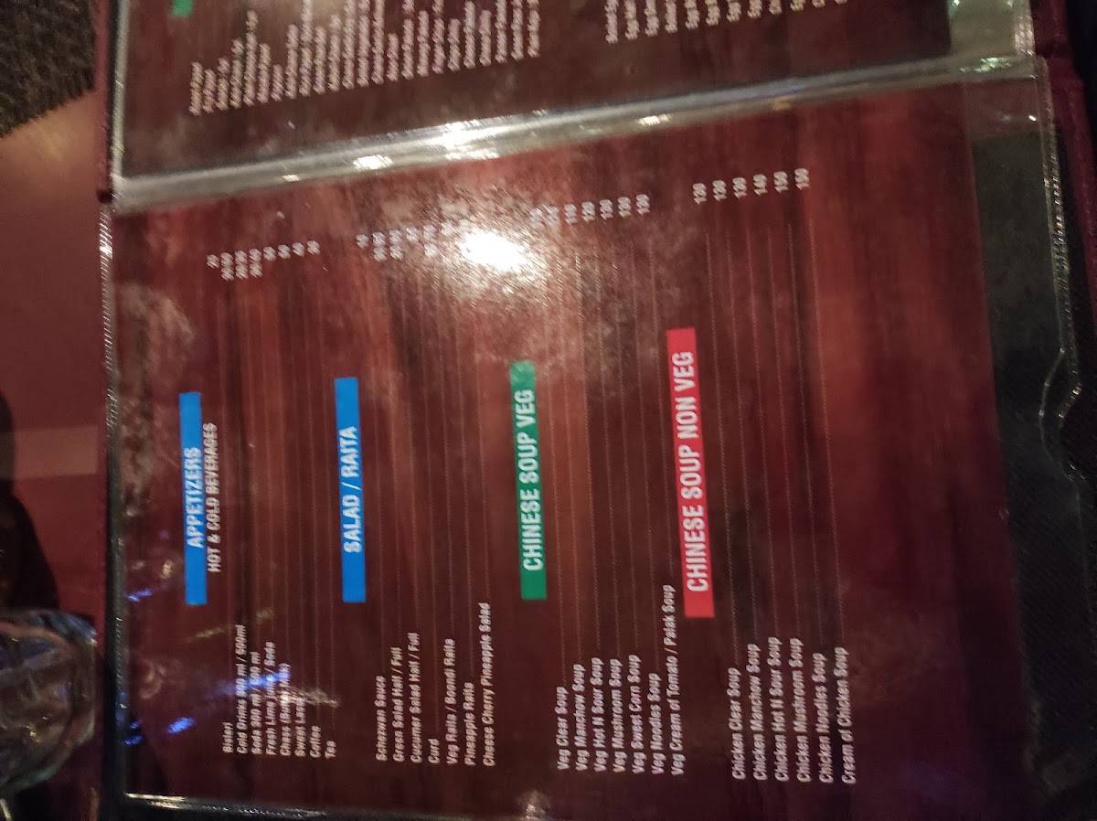 Hotel Nityanand Family Restaurant menu