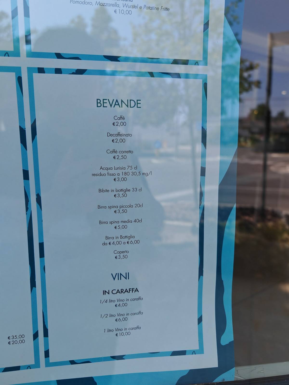 Menu di Il Peschereccio Ristorante 