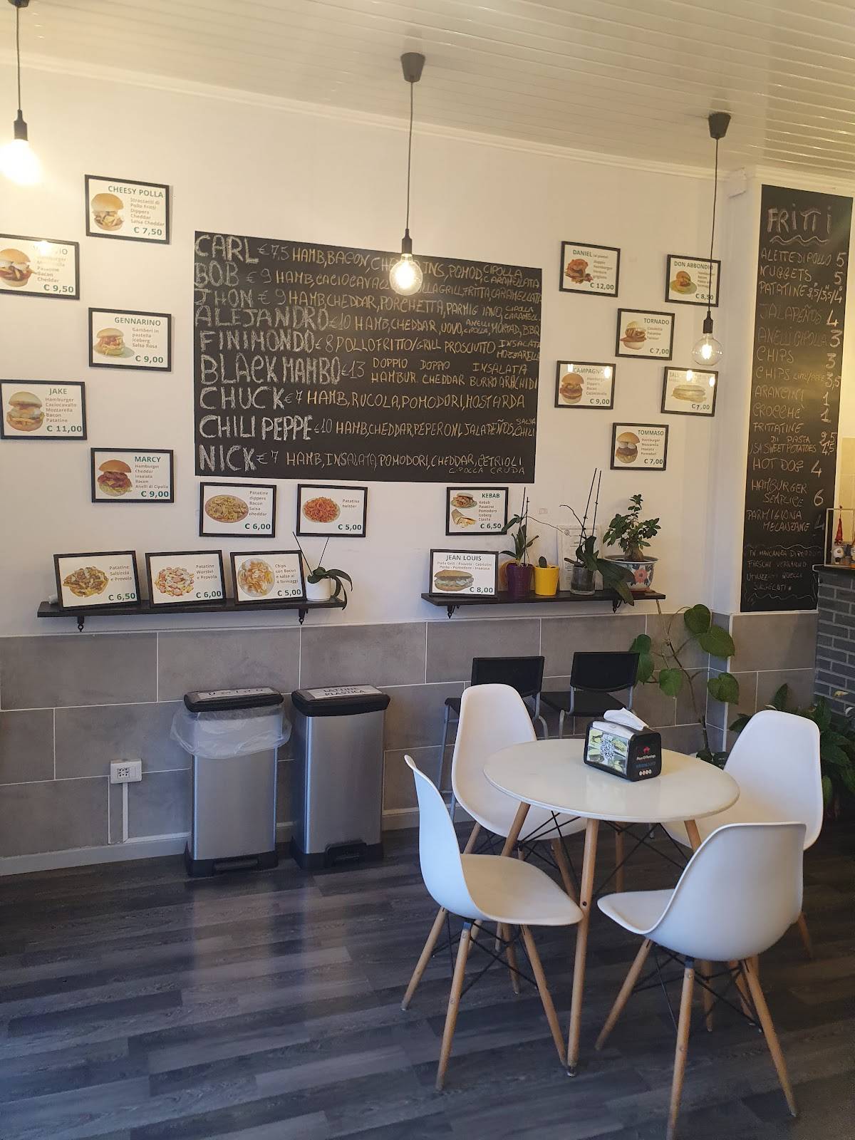 Menu di Immigrante Hamburgeria 