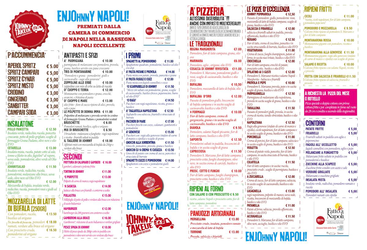 Menu di Johnny Take Uè 