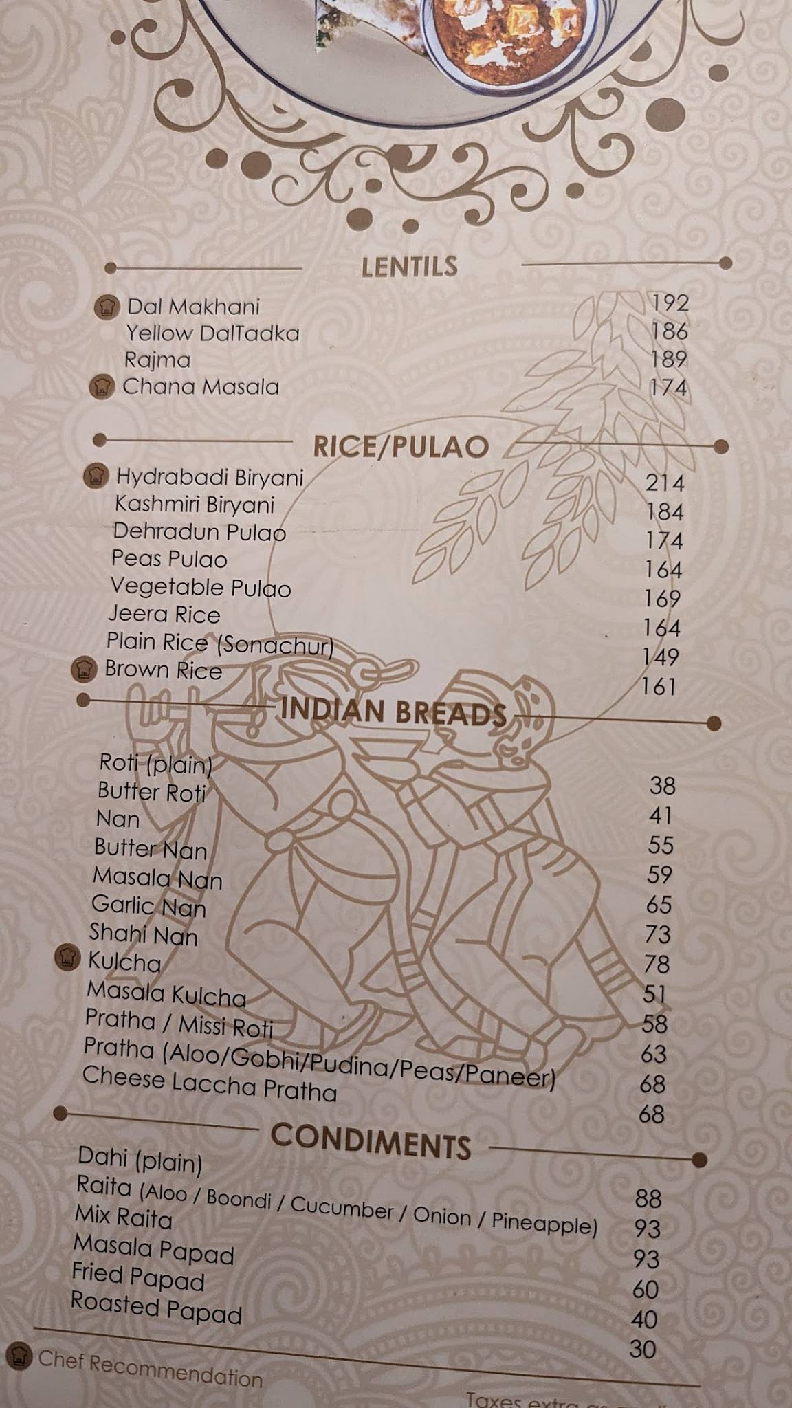 Menu at Kaveri Restaurant, Ranchi, Shop 911