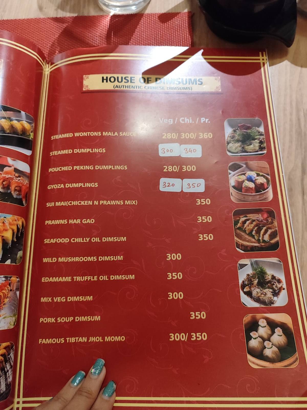 Kimling Chinese Cuisine menu