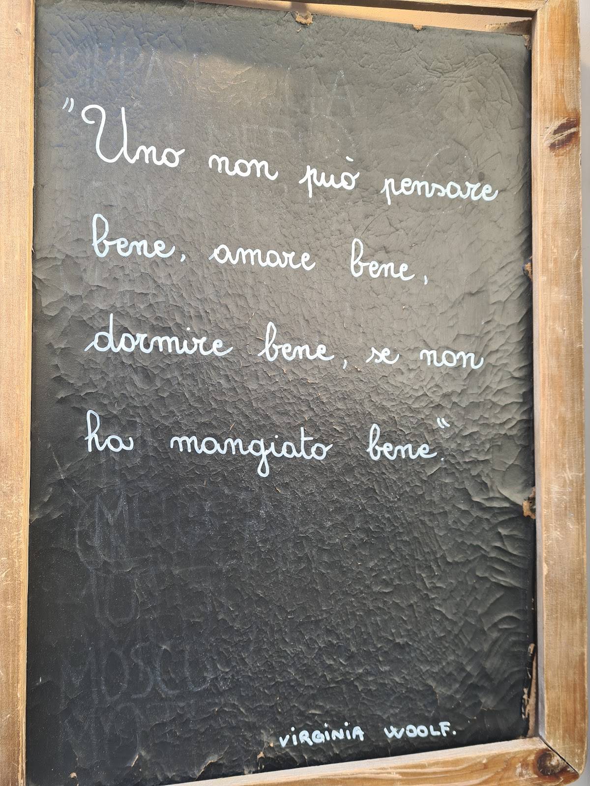 Menu di La Bottegara 