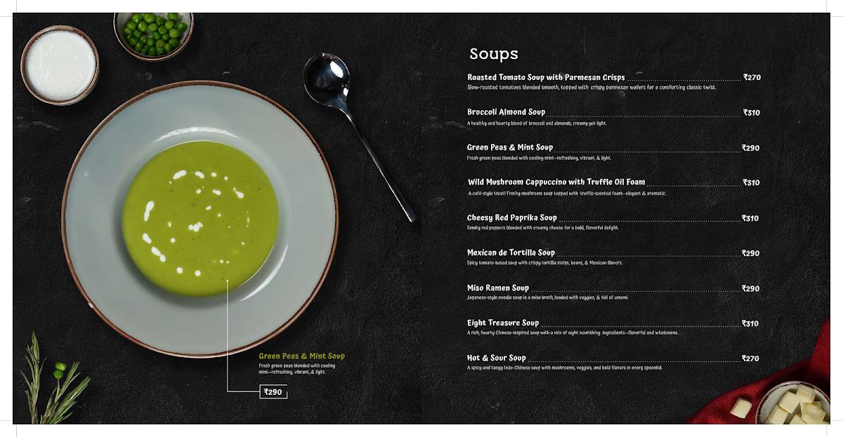 La' Patron Cafe menu