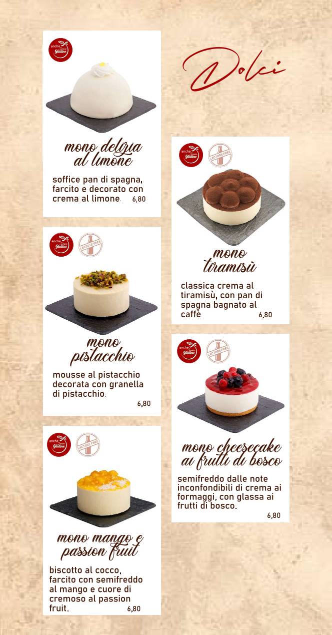 Menu di Longevia Gubbio 