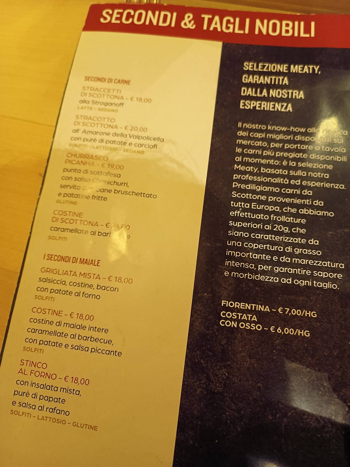 Menu di MEATY 