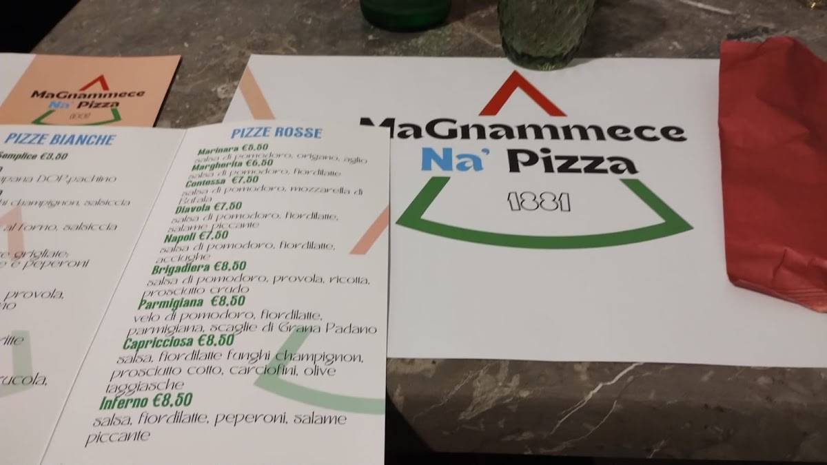 Menu di Magnammecena'Pizza 