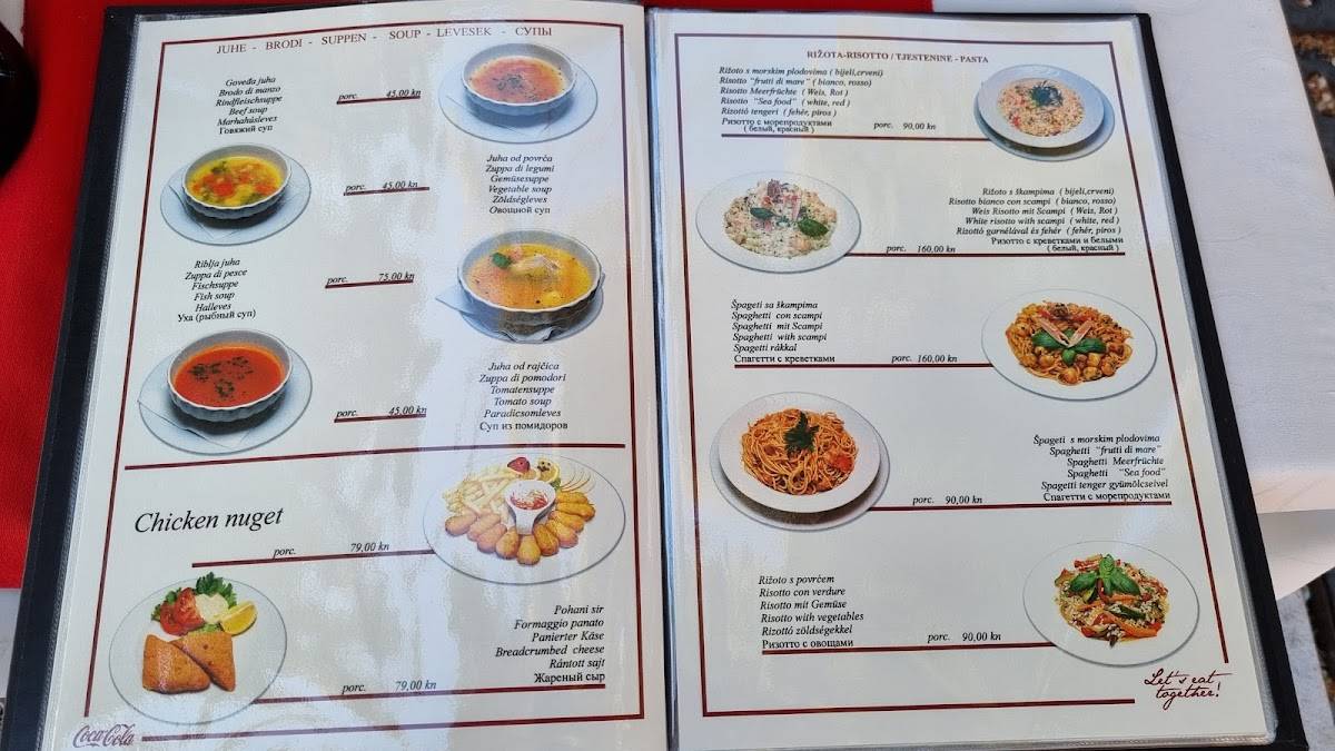 Menu de Restaurant Mikula (Grill seafood ristorante)