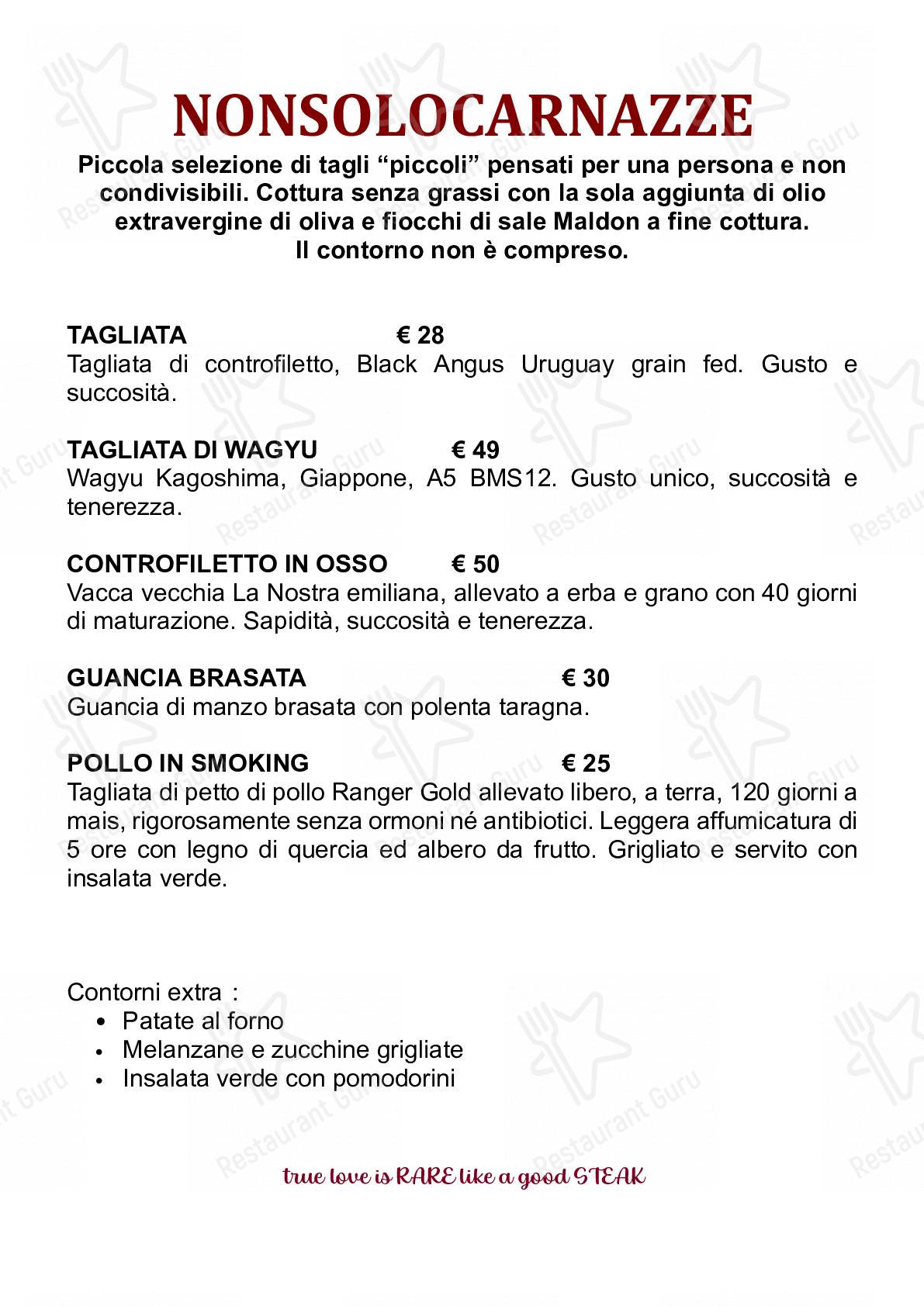 Menu per Mosto & Carnazza
