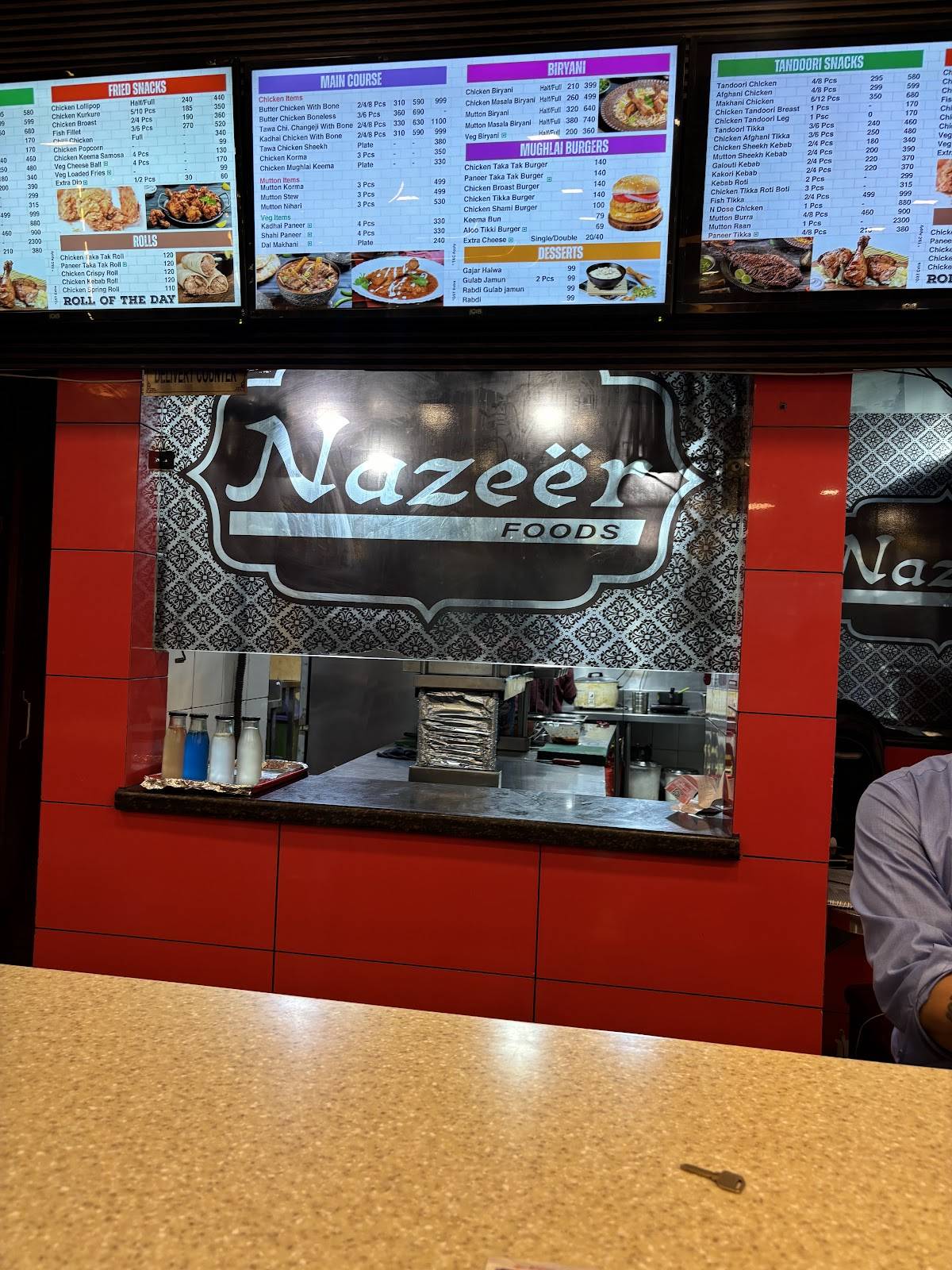 Nazeer Foods menu